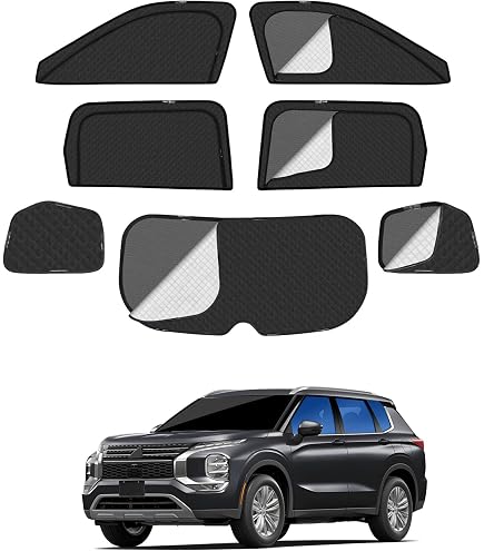 zeosマルチサンシェード　アウトランダーPHEV【GG2W・GG3W】 Amazon | 車用サンシェード 車中泊 盗難防止 zeosマルチサンシェード